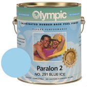 Olympic Paralon 2 1-Gallon Chlorinated Rubber Base Enamel - Blue Ice
