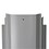 Wilbar Upright Curved 5.5" Pewter Gray 52-3/8" - 29290
