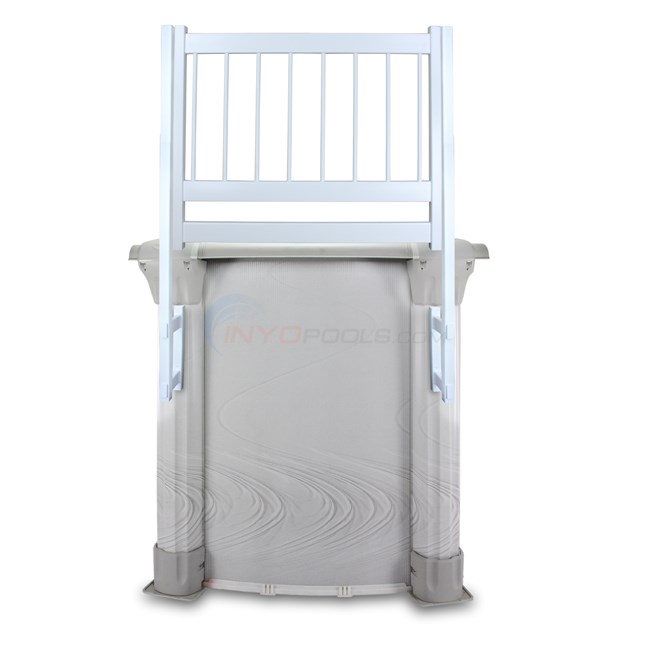 PureLine Resin Pool Fence Gate Section White for Above Ground Pools - PL0098