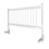 Resin Pool Fence Kit C 2 Section White for Above Ground Pools - PL0097