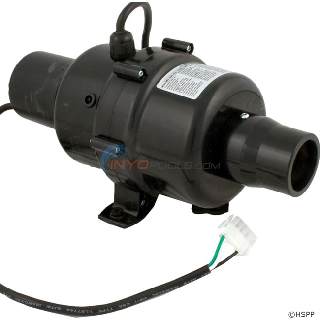 Millenium Spa Blower,120V,3`Amp Cord W/Heater,3 Speed, 9.5 Amps - M3300750120/60