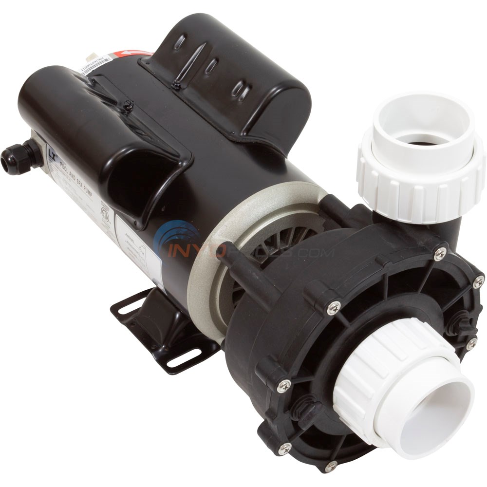 LX Spa Pump, 1.0HP, 115 Volt, 2-Speed, 48 Frame, 2" MBT Ports - 34-343-1022