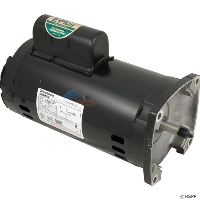 A.O. Smith Century 3.0 HP Square Flange 56Y Full Rate Motor 3 Phase, 208/230/460v - H755