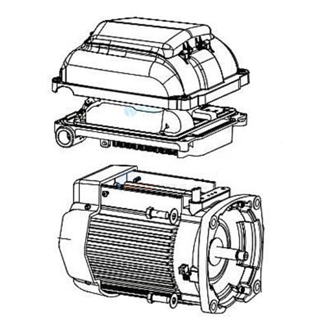 Pentair Motor Drive Assembly Superflo VS - 353132S