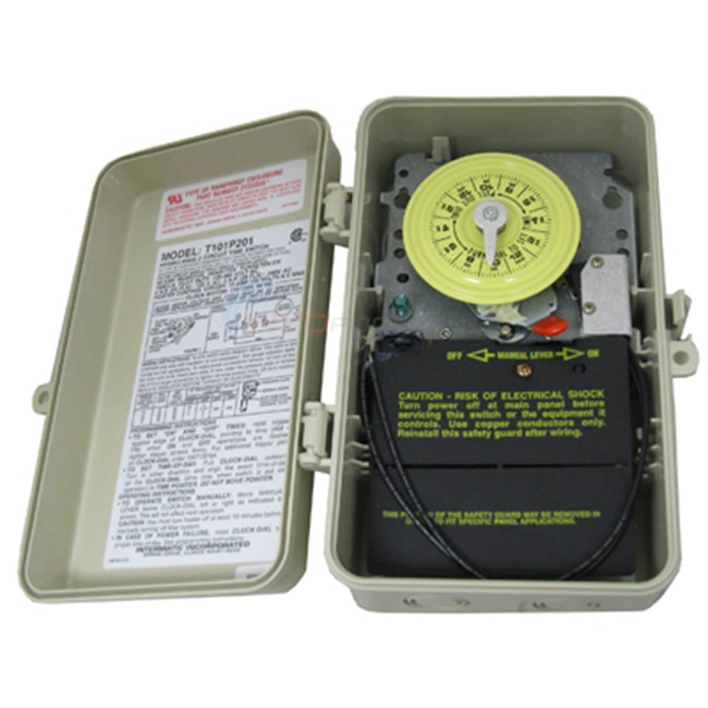 Intermatic Clock, Time Outdoor, 120v W/ Fireman Sw. (t101p201)