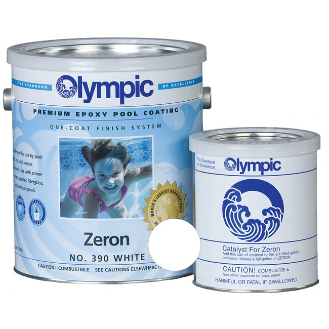 Olympic Paint Olympic Zeron Gallon One Coat Epoxy - White - 390GL