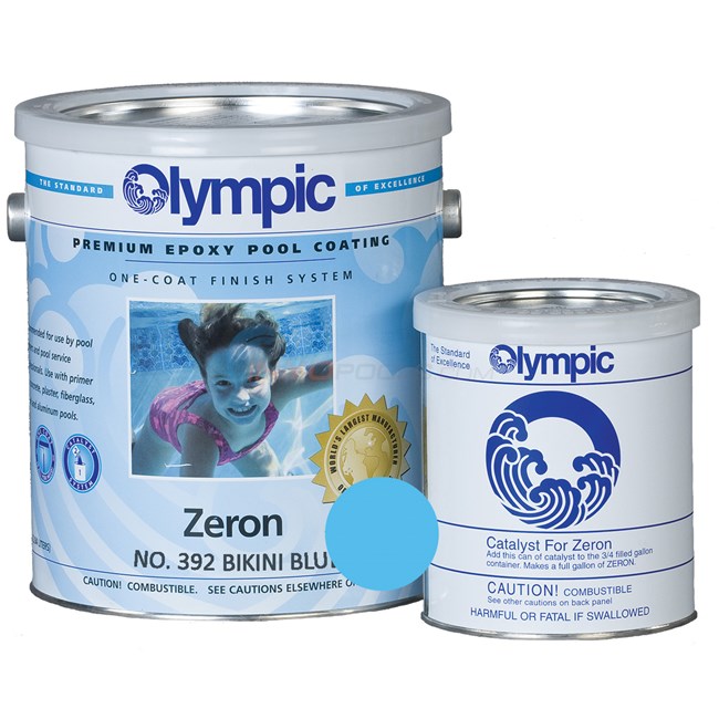 Olympic Paint Olympic Zeron Gallon One Coat Epoxy - Bikini Blue - 392GL