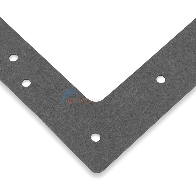 Pool Skimmer Face Plate Gasket, 12 Hole, 10-1/2" x 8-3/8" OD, Replaces SPX1084, Single - G-113