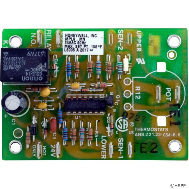 Pentair Circuit Board, Electronic Thermostat (070272)