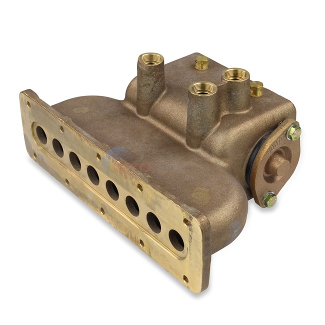 Inlet/Outlet Header Assy, Bronze, 2"" (250) (R0476603)  CLEARANCE