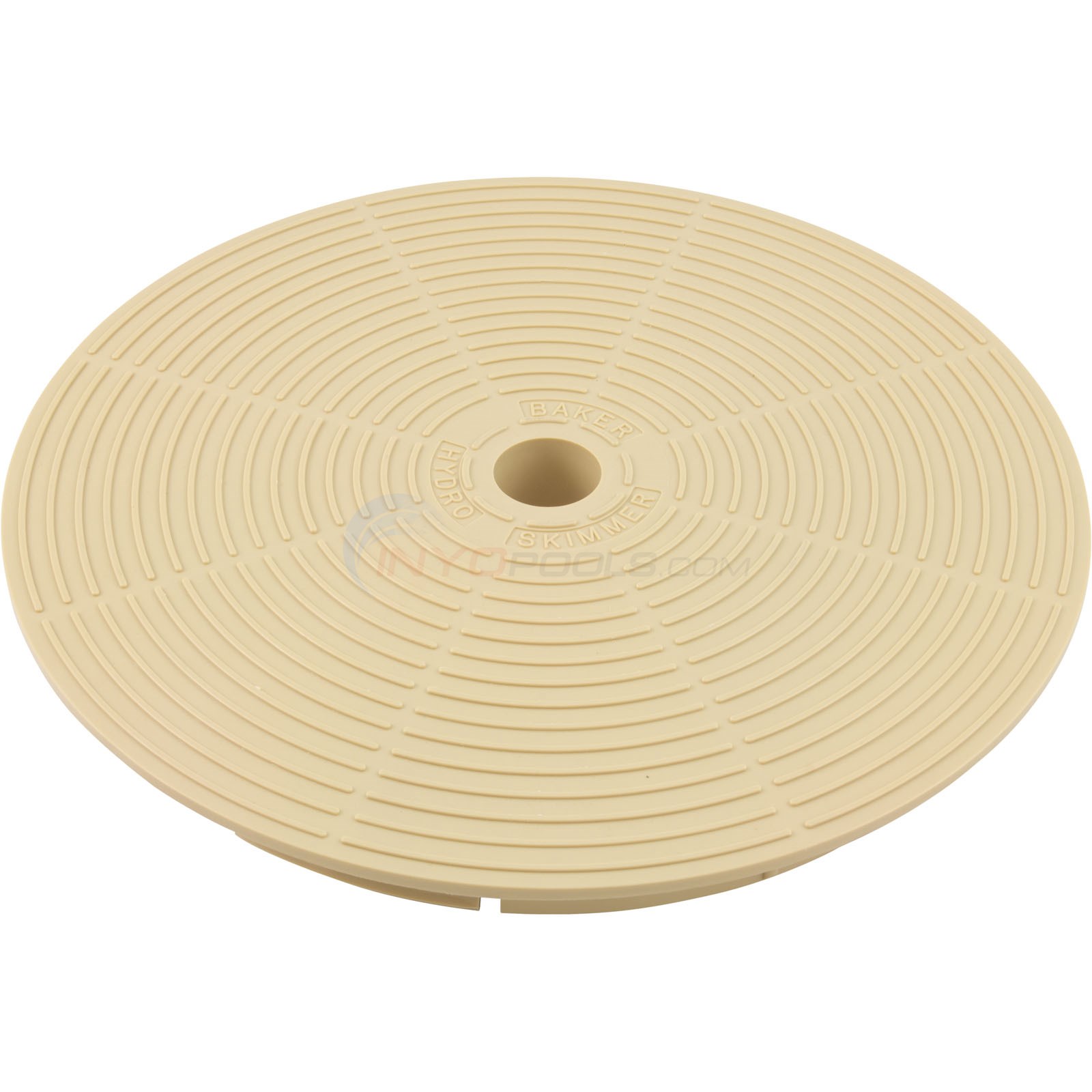 Baker Hydro (Waterco) Skimmer Cover, Tan, 9-7/8" OD - 51B1017