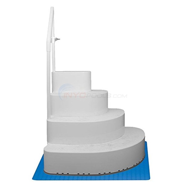 Wedding Cake w/Single Handrail includes a Mat - White - ACM88633