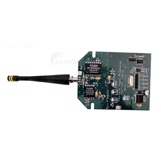 Pentair PCB, EasyTouch, IntelliTouch, Transceiver w/Antenna - 520341