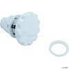 Air Control,Jetted Tub 1-1/2",Large Knob,White