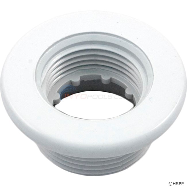 Wall Fitting, Short, White (Hydr-O-Dynamic) (03-3003-WH)