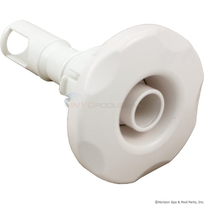 Waterway Adjustable Cluster Storm Directional 2-1/4" Smooth Scallop Snap In White - 212-1500