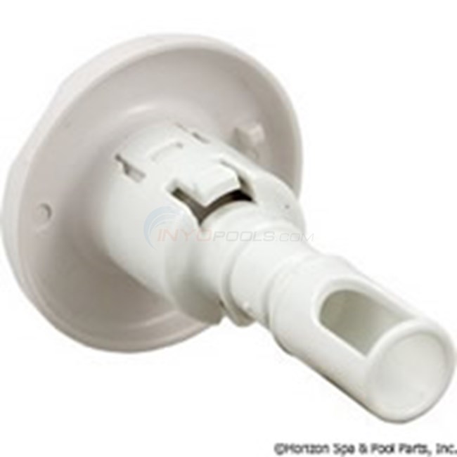 Waterway Adjustable Cluster Storm Directional 2-1/4" Smooth Scallop Snap In White - 212-1500