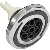 Adjustable Poly Storm Roto 4" Revo Thread In Stainless/Gray