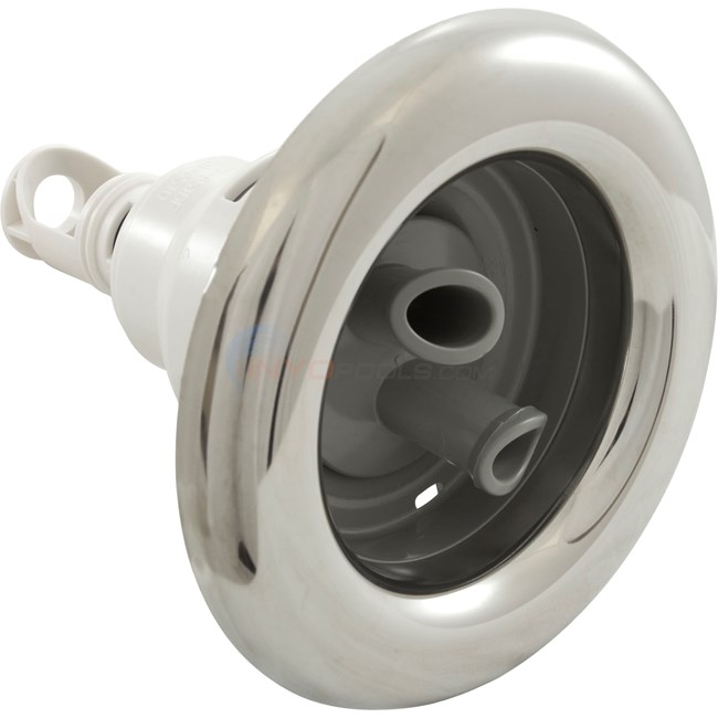 Waterway Adjustable Power Storm Twin Roto 5" Smooth Thread In Stainless/Gray - 229-7617S