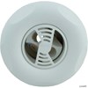 Rotating handle assy, textured scalloped face, white
