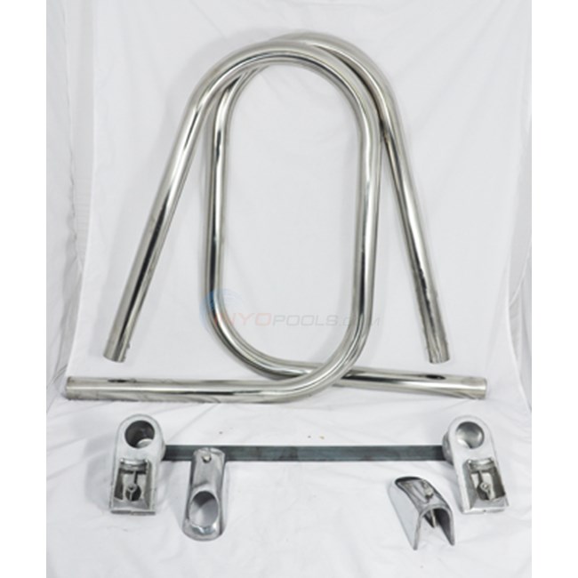 Mermaid Pool Equipment Grabrail Set w/ Anchors & Hardware (mss-400) - MSS-400 GRAB
