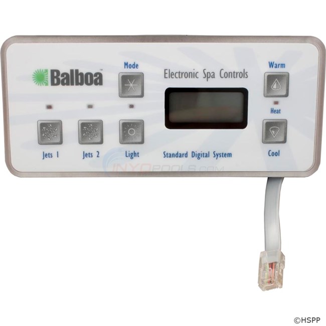 Balboa Panel, Serial Std Digital(2-Jet, No Blwr) - 51247-01