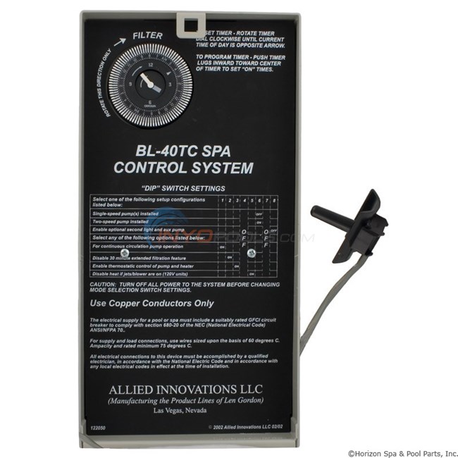 Allied Innovations Bl-40tc Control System Less Spaside (24-2030) - 921030-001