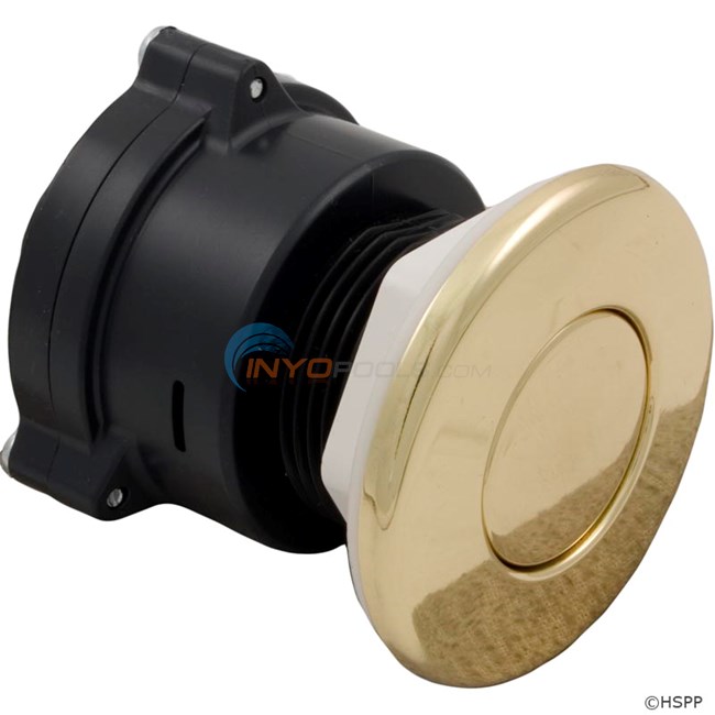 TDI 3242 Flush Mount Button, Polished Brass (MPT-23230-3242)