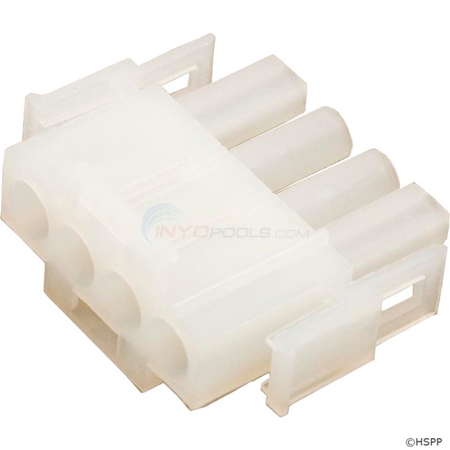 Thermcore Products Amp, 4 Pin Male Plug White (1-480702-0) - 58-04040