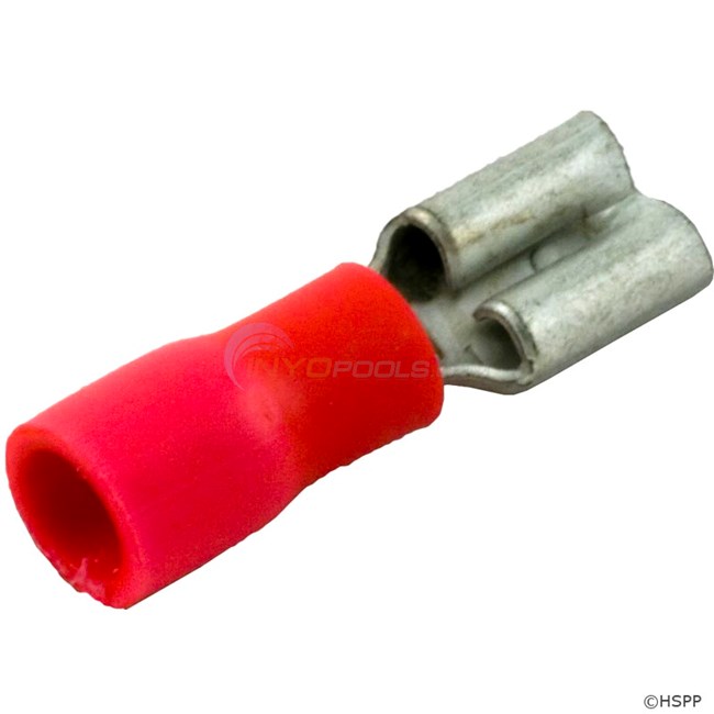 Female Disconnect, Red 22-18AWG, .187" Tab (Pkg 25) - 60-555-1760