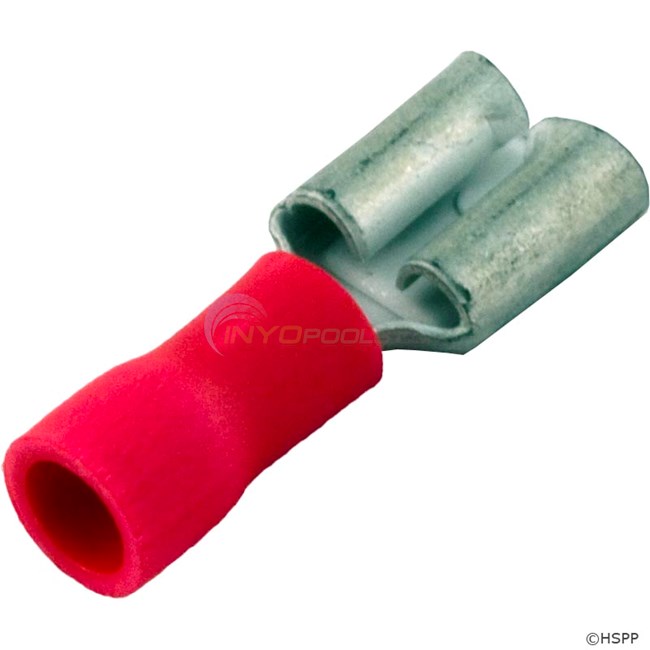 Female Disconnect, Red 22-18AWG, .250" Tab (Pkg 25) - 60-555-1763