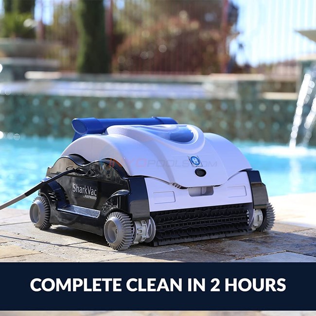 AquaVac SharkVac XL Robotic Pool Cleaner, 60' Cord, 110v/24VDC, Includes Caddy - W3RC9742WCCUBY