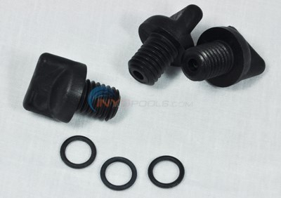 Zodiac Header Drain Plug W/gasket (set Of 3) (r0335900)
