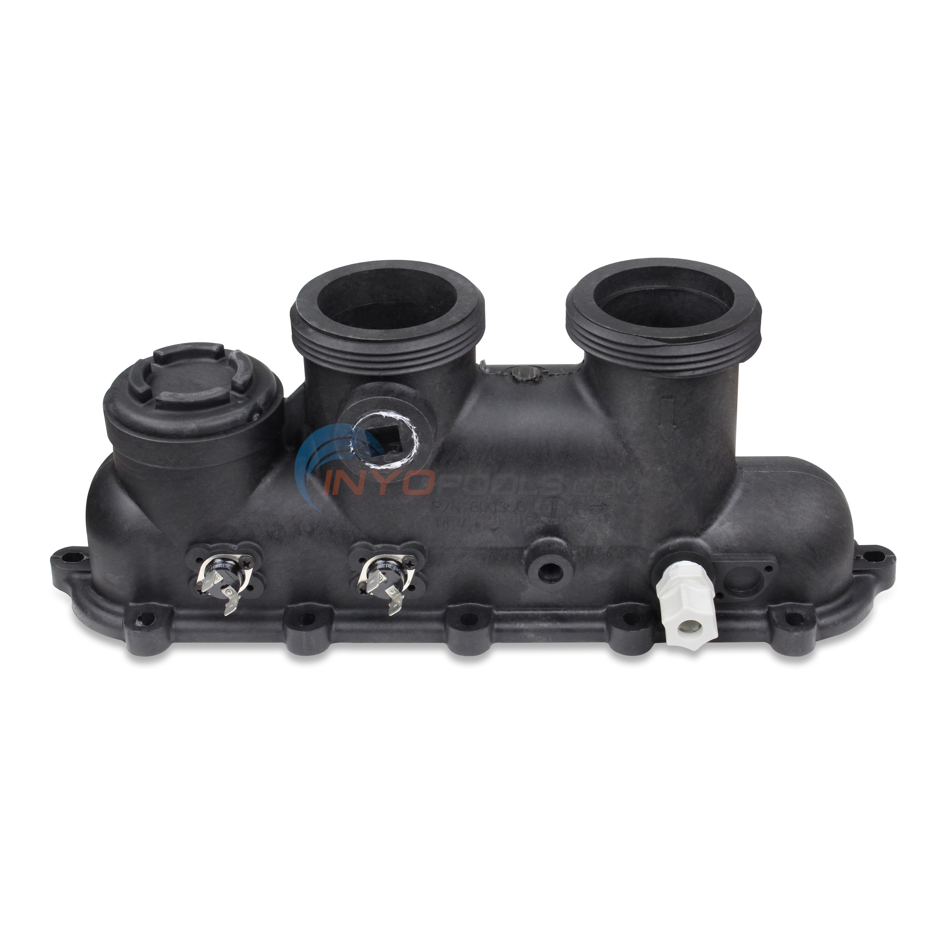 Raypak Pool Heater Inlet & Outlet Header Plastic (006827f