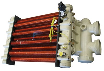 Pentair Heat Exchanger With Heads Model 200 (472168)