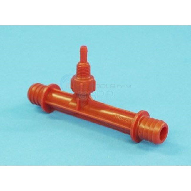 Ozone Injector,3/4" x 1/4"barbed cap,Red - 684K-MAZZEI