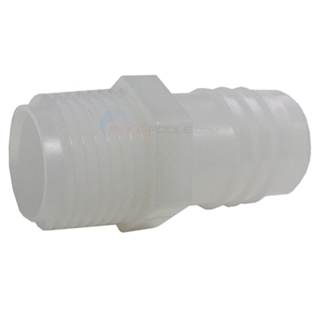 United States Plastics Company Adaptor, Hose 1/2 Mpt X 3/4 Barb (1436-074)