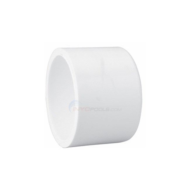 Lasco Fluid Distribution Lasco SCH40 White PVC Cap, Slip for 2-1/2" Pipe- 447025 - LAS-56-4228