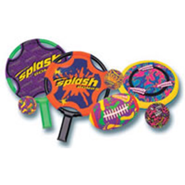Pool Party Pack, 8 Pc, w/ Trampoline Bats - 8070-P1