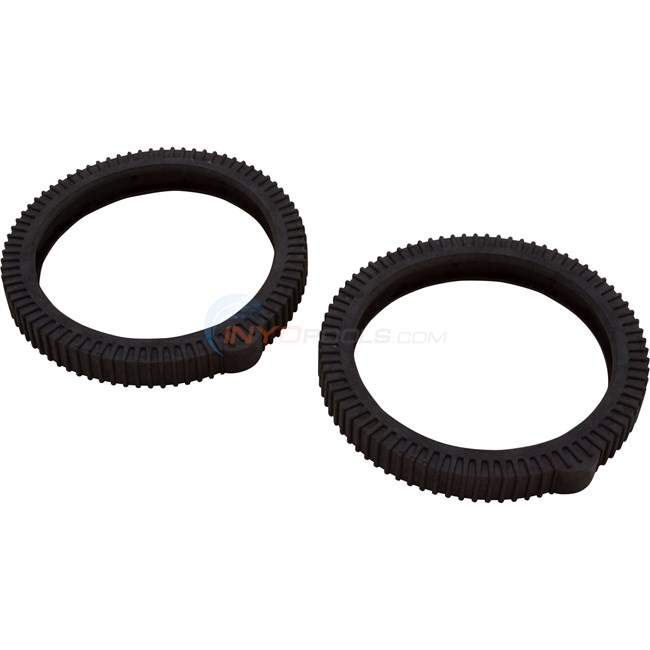 Poolvergnuegen Solid Front Tire (set Of 2), Black, For Tile (896584000-716)