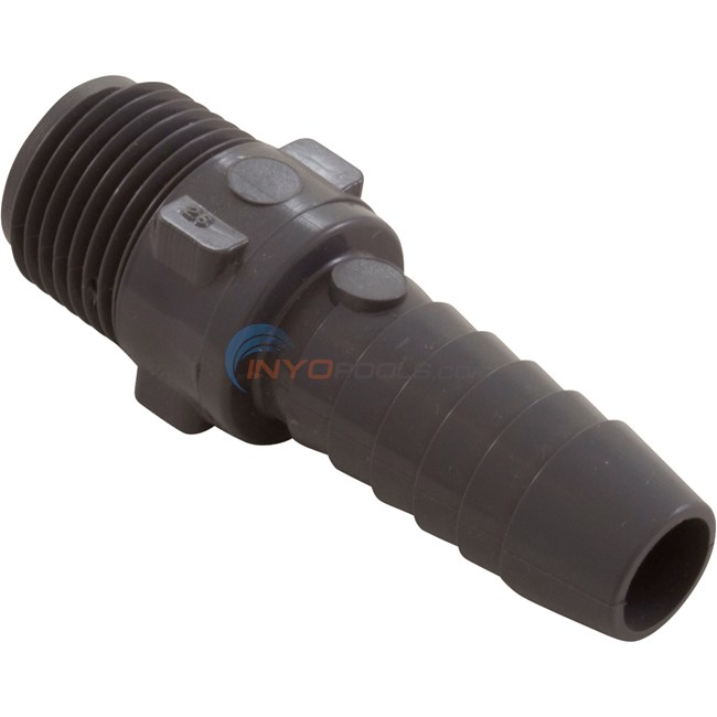 Lasco Fluid Distribution Adapter,hose 1/2"mptx1/2"barb (1436-005)