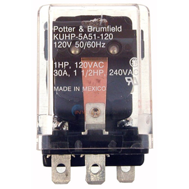 Master Distributors Relay, 30 Amp Spdt P&b Kuhp-5a51-120 (kuhp-5a51-120)