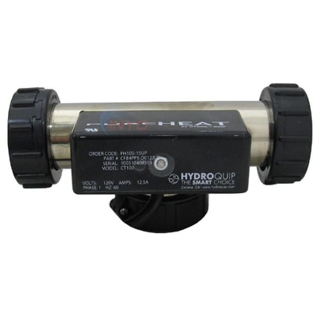 Hydro Quip Bath Heater, T-style, Ph100-15up, 120v, 1.5 Kw (ph100-15up)