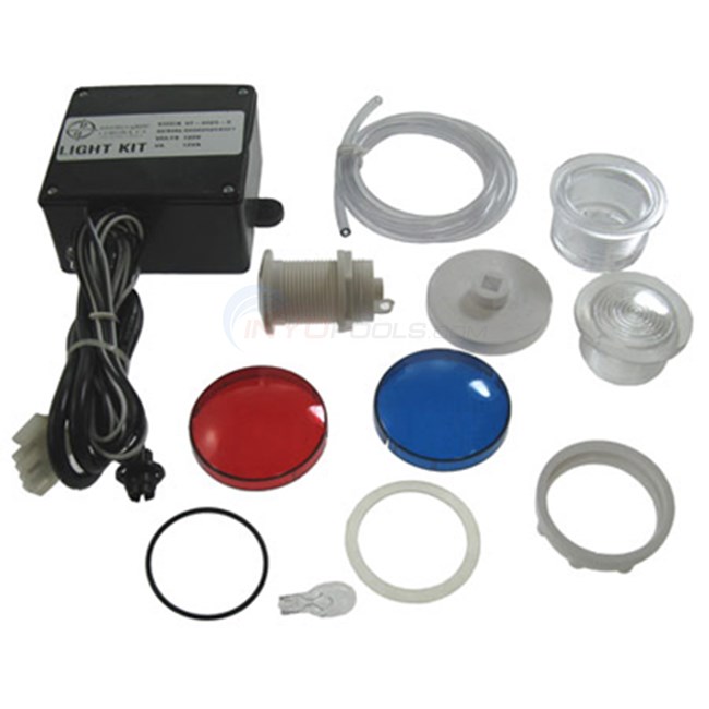 Hydro Quip Light Kit, 120v, w/wall Fitting Hydroquip (37-0029-s)