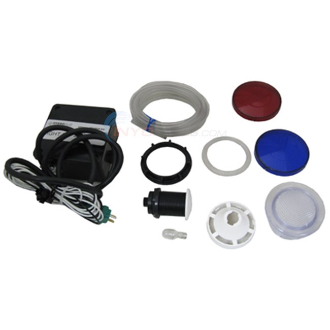 Hydro Quip 120 Volt Light Kit With Air Switch & Wall Fitting (37-0029-sm)