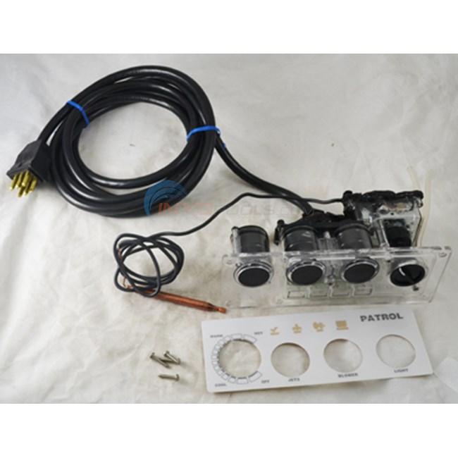 Spa Parts Plus Control, 3 Button, 10' Cord (s36010100)