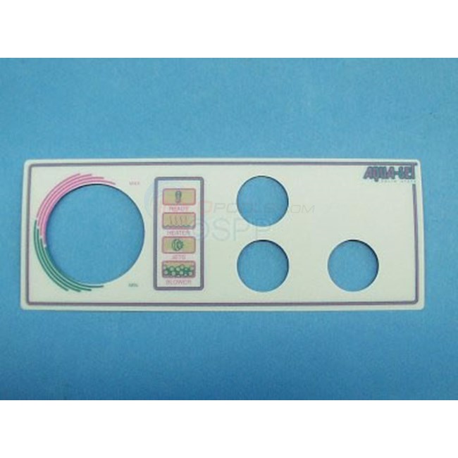 Label, 3 Button Aqua-Set Spa Side - 930083-401