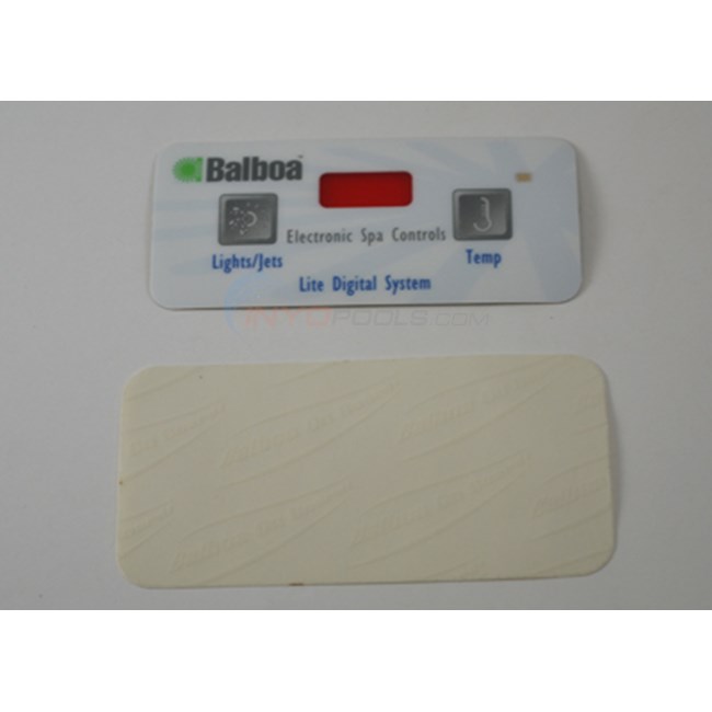 Hydro Quip Balboa Standard Label For Lite Leader Panel #54116 (10694)