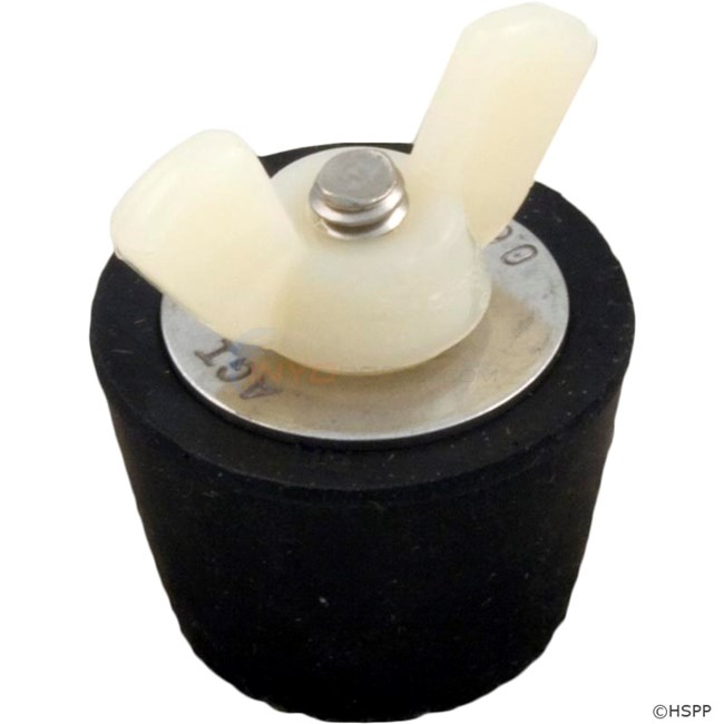 Technical Products Inc. Pool and Spa Winter Rubber Expansion Plug with Stainless Steel Screw, #6, for 1" Pipe - 6687-0