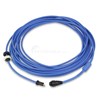 40' 2 Wire Cable w/Swivel, DIY Plug & Rubber Spring, no swivel